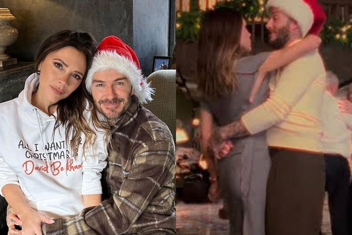 David ve Victoria Beckham'dan romantik dans anları