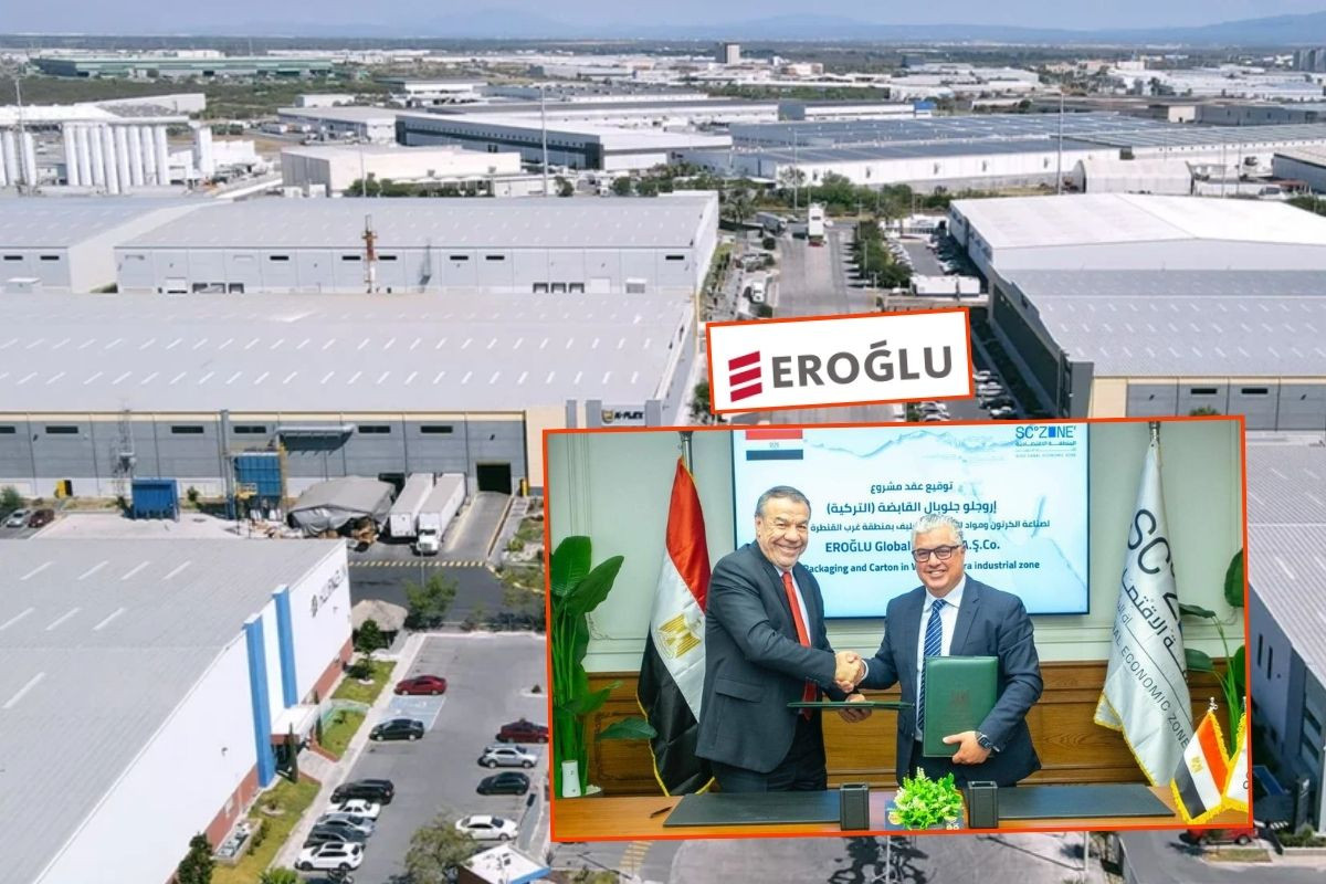 Eroğlu Global Holding, Mısır'a hazır giyim ve örme fabrikalarının ardından şimdi de 175 milyon dolarlık ambalaj fabrikası için imza attı