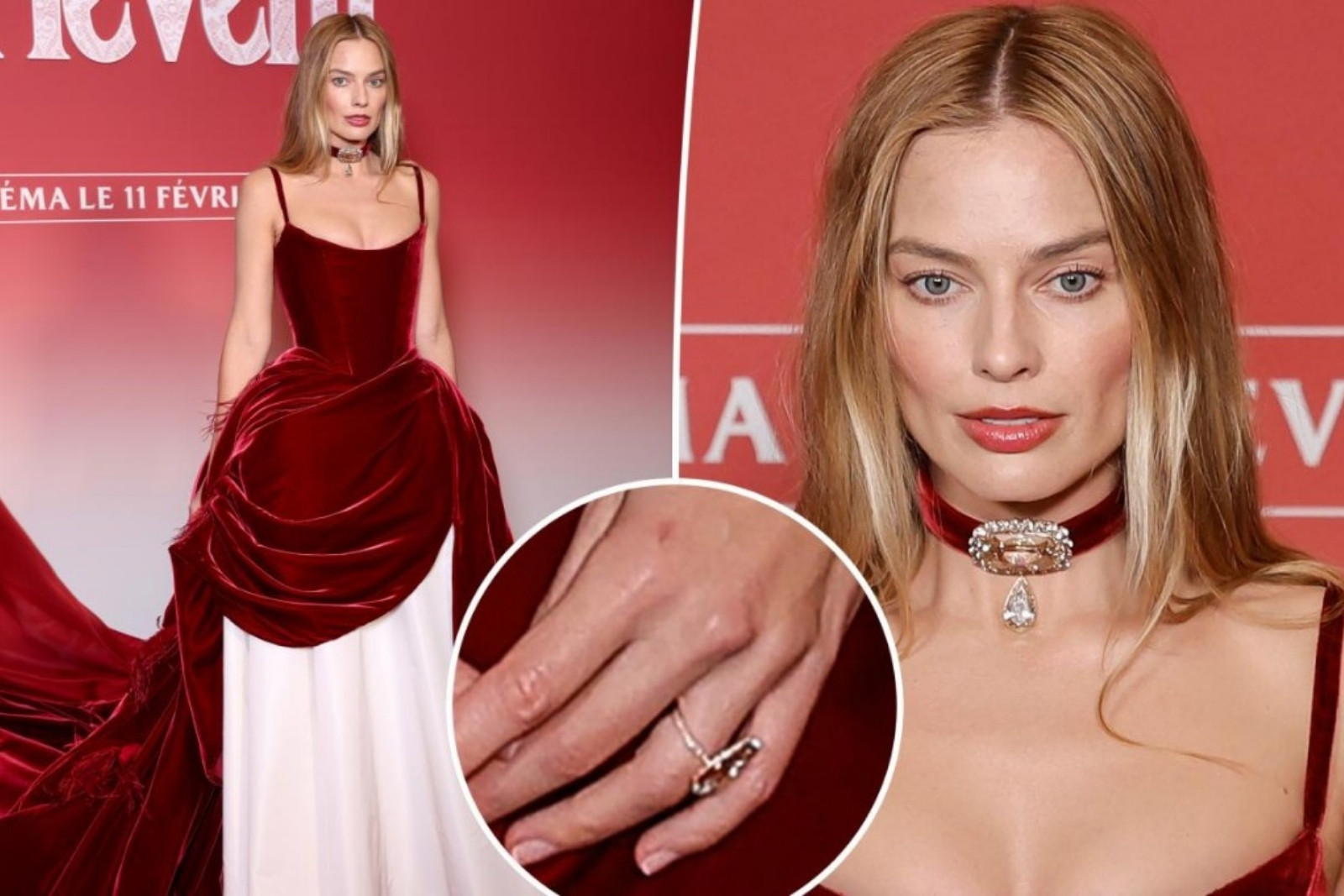 Canlandırdığı ‘Barbie’ karakteriyle tanınan Margot Robbie, ‘Uğultulu Tepeler’ Paris prömiyerinde kırmızı halıya 100 karatlık elmasla çıktı
