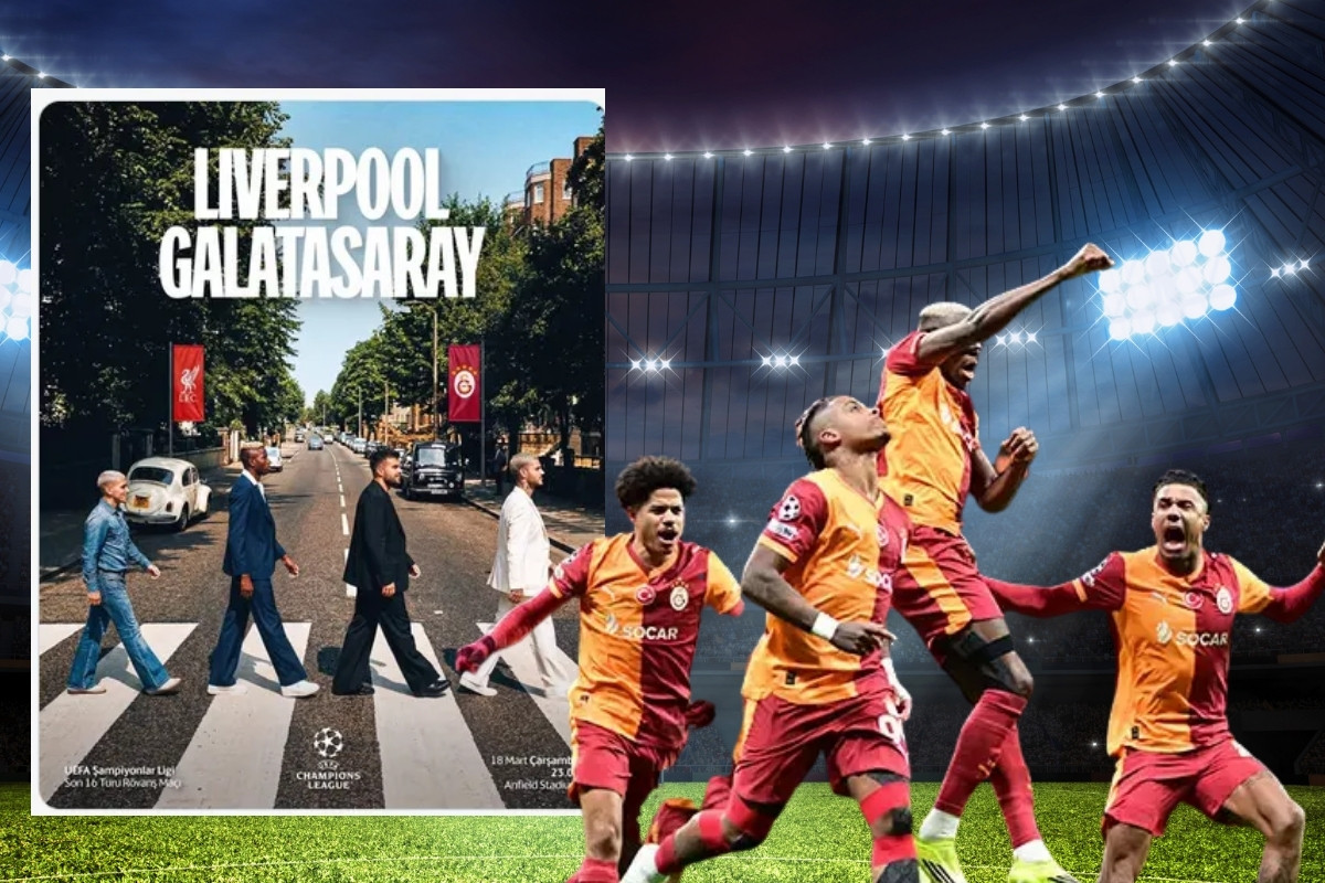 Galatasaray'ın Liverpool maçı öncesi 'The Beatles' temalı paylaşımı dikkat çekti