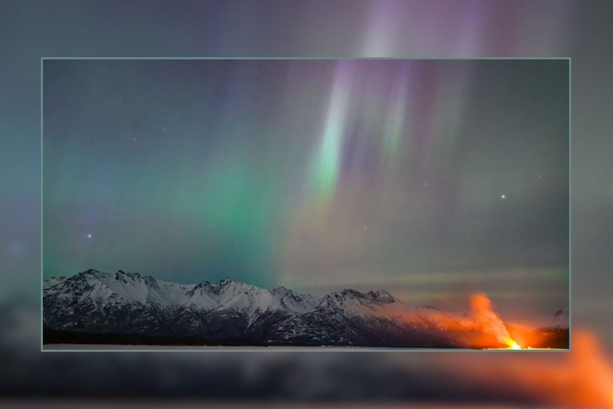 Alaska semalarında Kuzey Işıkları gözlendi