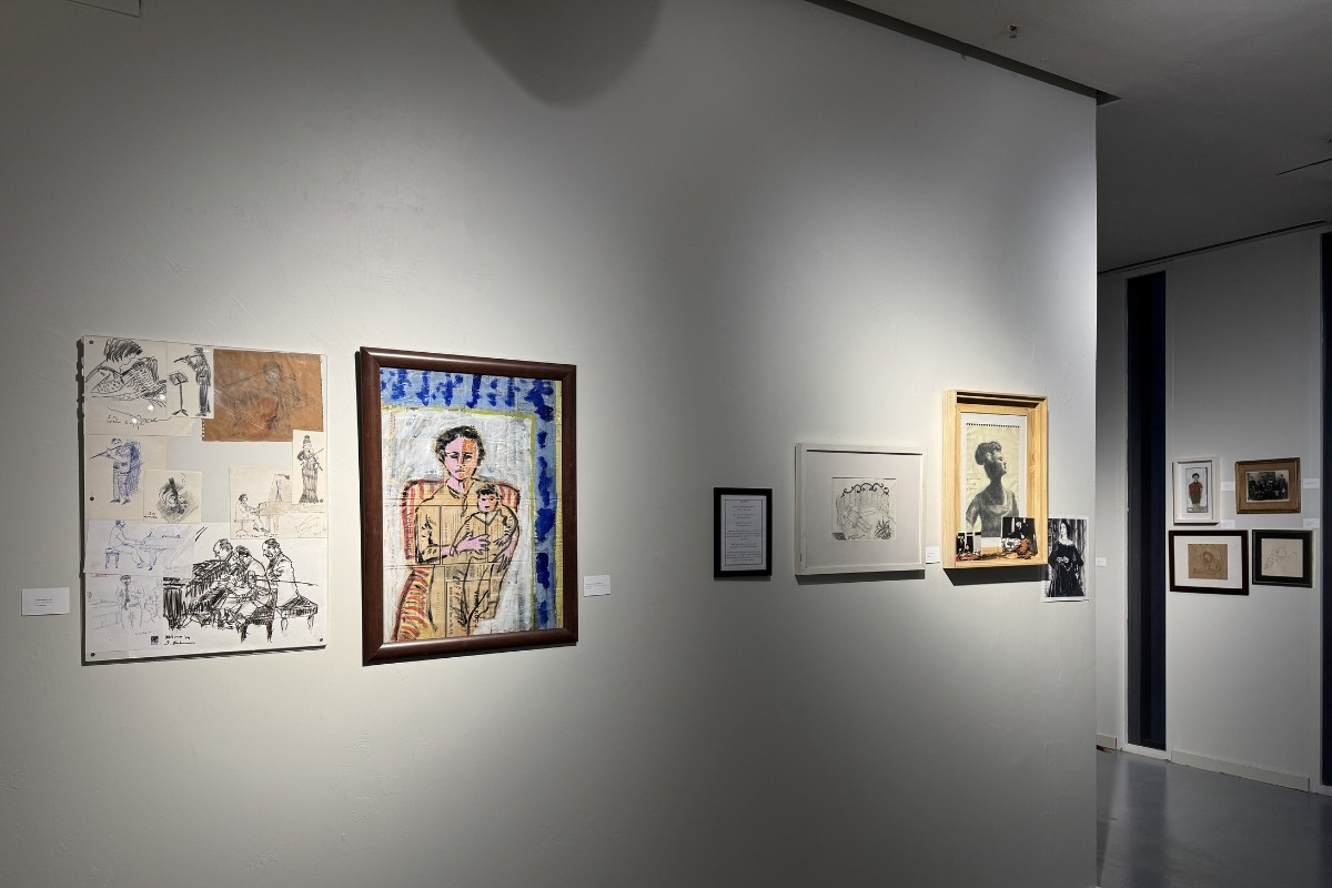 Ses ve Renkle Sanatta 50 Yıl sergisi AKM'de sanatseverlerle buluştu