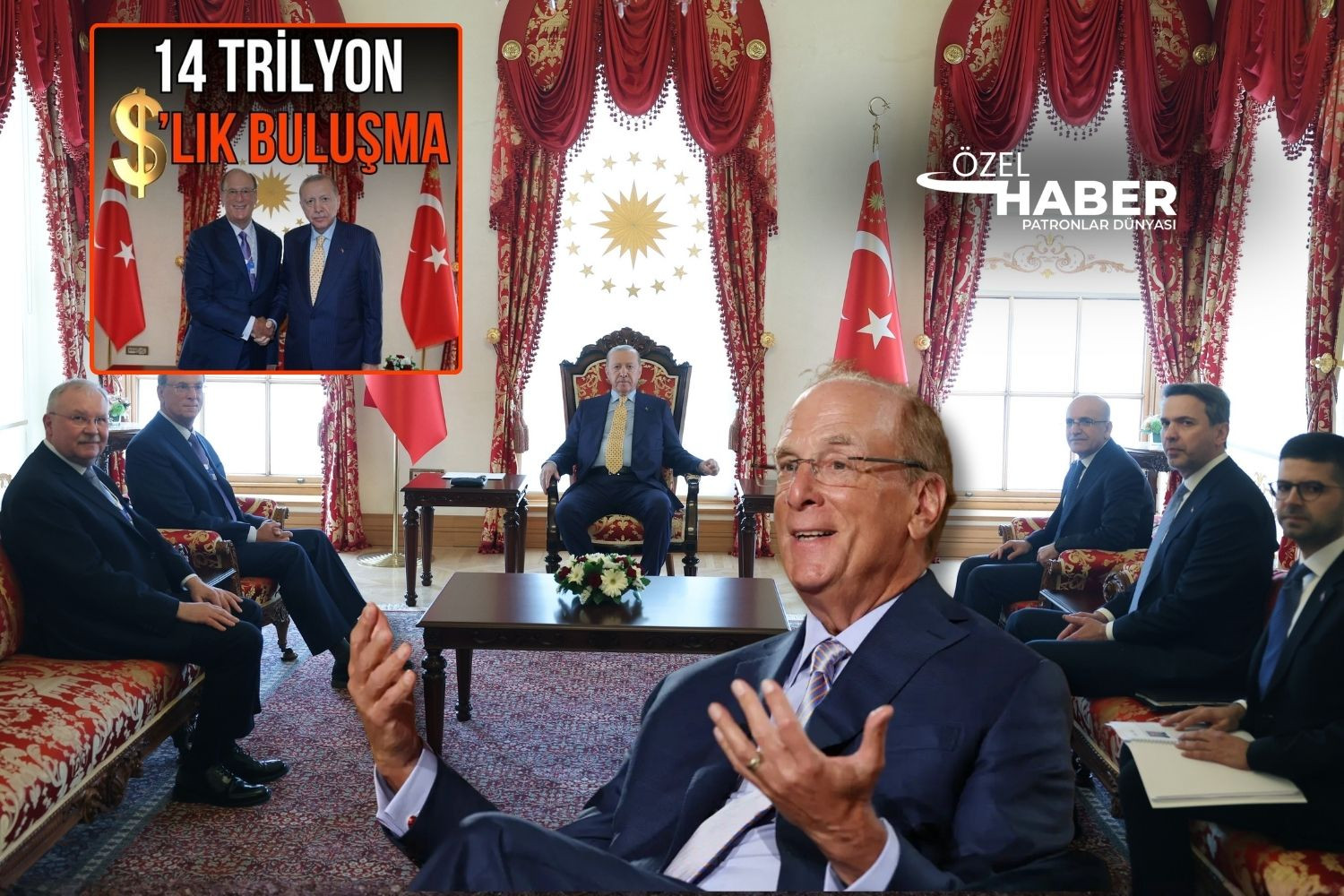 Dolmabahçe'de dün Cumhurbaşkanı Erdoğan'la buluşan 14 trilyon dolarlık BlackRock şirketinin CEO'su Larry Fink'in maaşı 38 milyon dolara yükseldi
