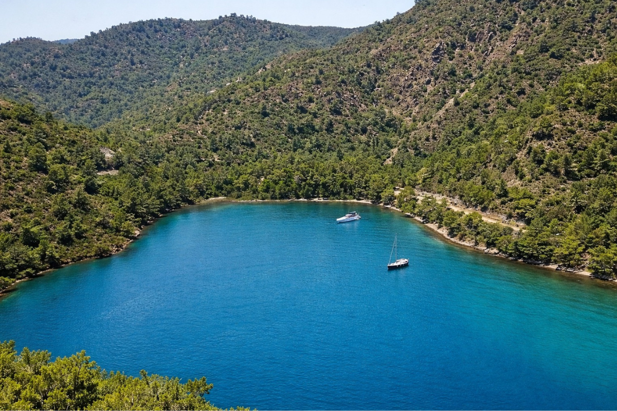 Muğla'nın Fethiye ilçesinde 'Ayten Koyu'na dokunmayın' eylemi