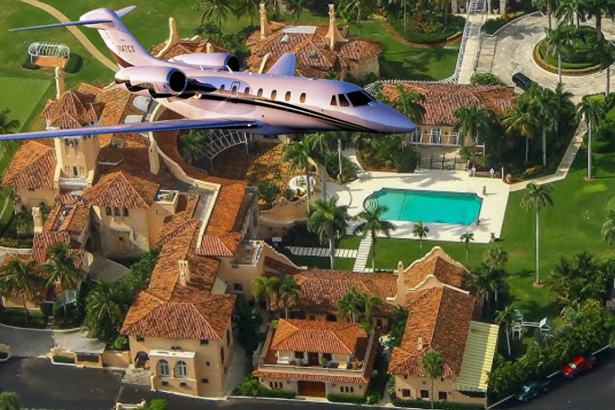 ABD Başkanı Trump’ın konutunun üzerinde uçan sivil uçağı savaş uçakları uzaklaştırdı