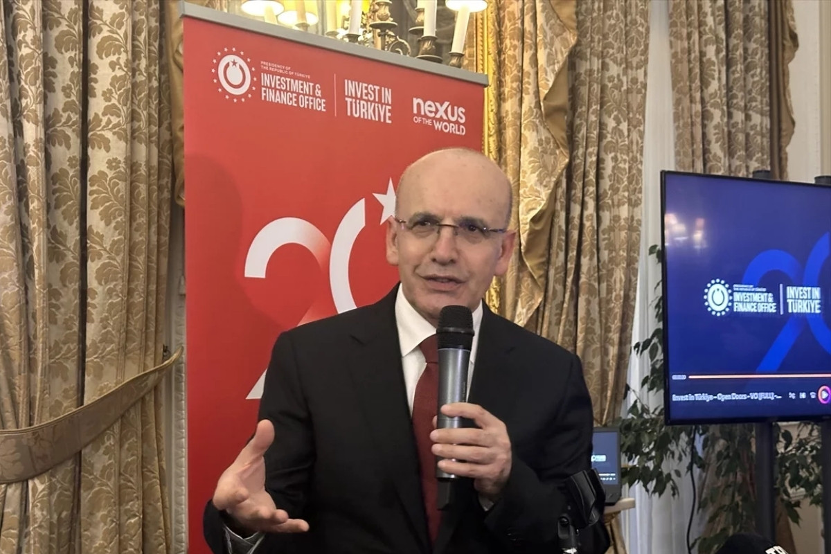 Bakan Şimşek, Cumhurbaşkanlığı Yatırım ve Finans Ofisinin Londra'daki 20'nci yıl resepsiyonunda konuştu