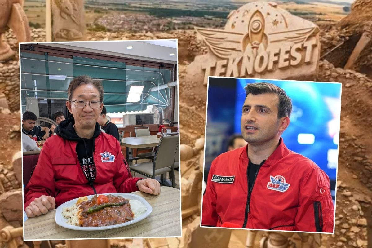 Japon Büyükelçi Tamura Masami, TEKNOFEST montuyla iskender paylaşımı yaptı, Selçuk Bayraktar'dan Urfa daveti geldi