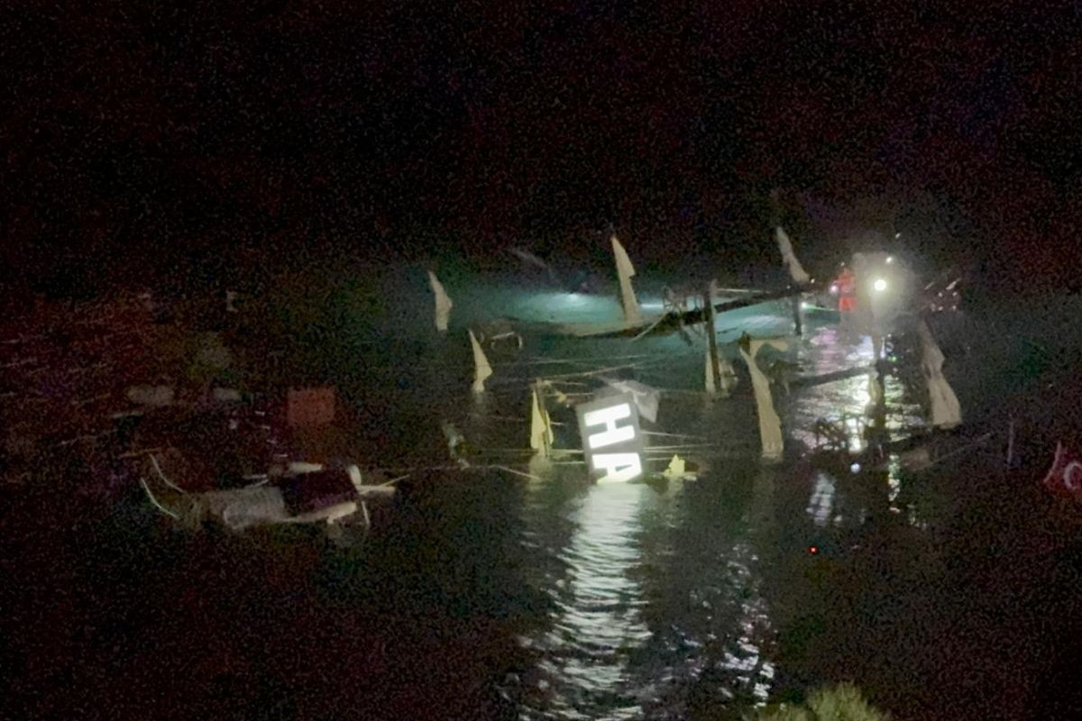 Ölüdeniz’de fırtına nedeniyle tekne battı ve 1 kişi hayatını kaybetti