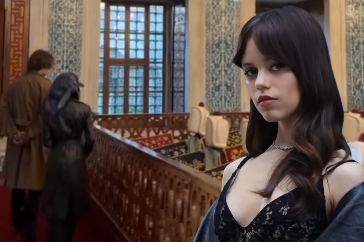 Jenna Ortega ve Elias Rønnenfelt İstanbul’da türbe ziyaretinde görüntülendi