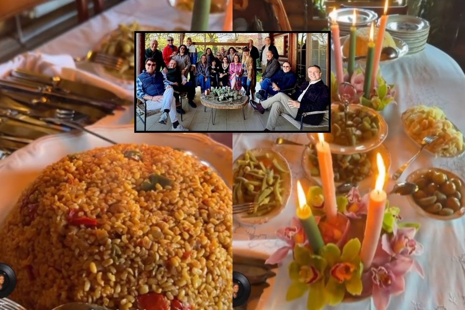 Cemiyet dünyasının tanınmış isimleri kuru fasulye ve pilav partisinde buluştu