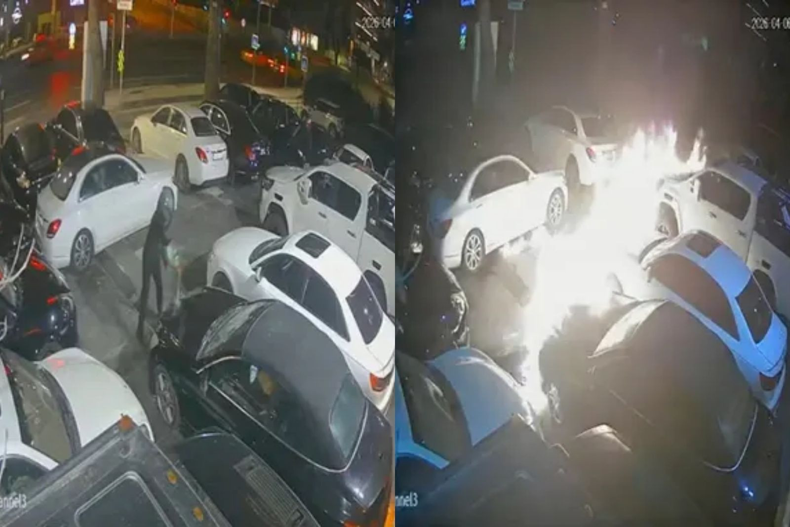 Araç kiralama şirketindeki yangın kundaklama çıktı, villa da kurşunlandılar