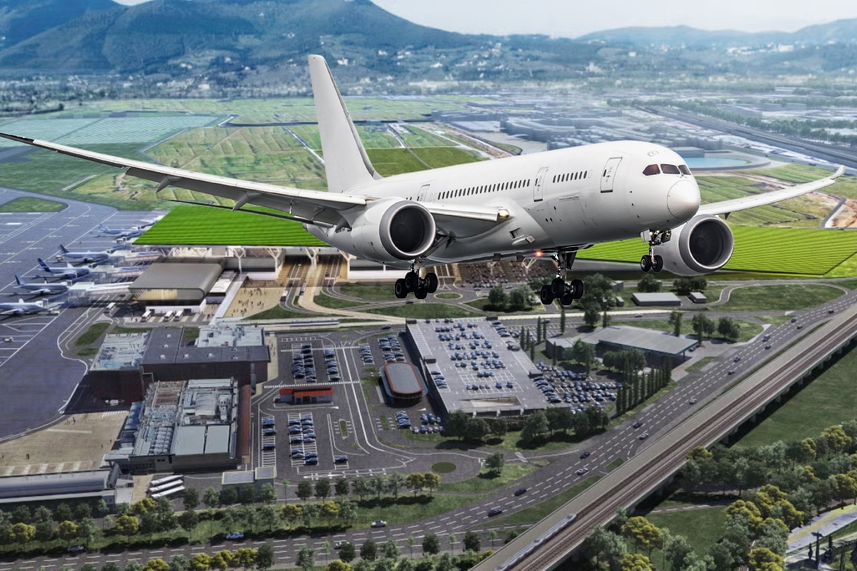 Floransa Amerigo Vespucci Havalimanı’nın yeni terminali, çatısındaki 8 hektarlık üzüm bağı ile havalimanı anlayışını kökten değiştiriyor