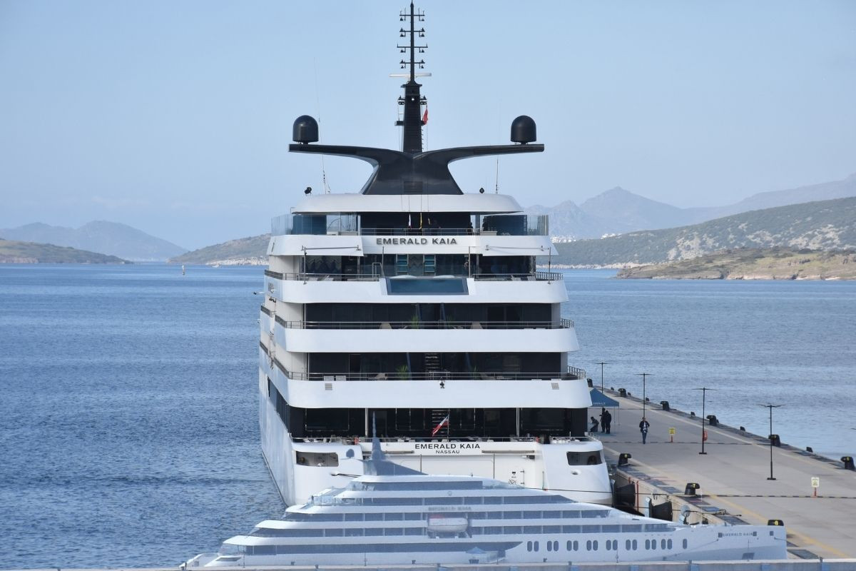 Yüzen butik otel lüks yolcu gemisi Emerald Kaia Bodrum'da