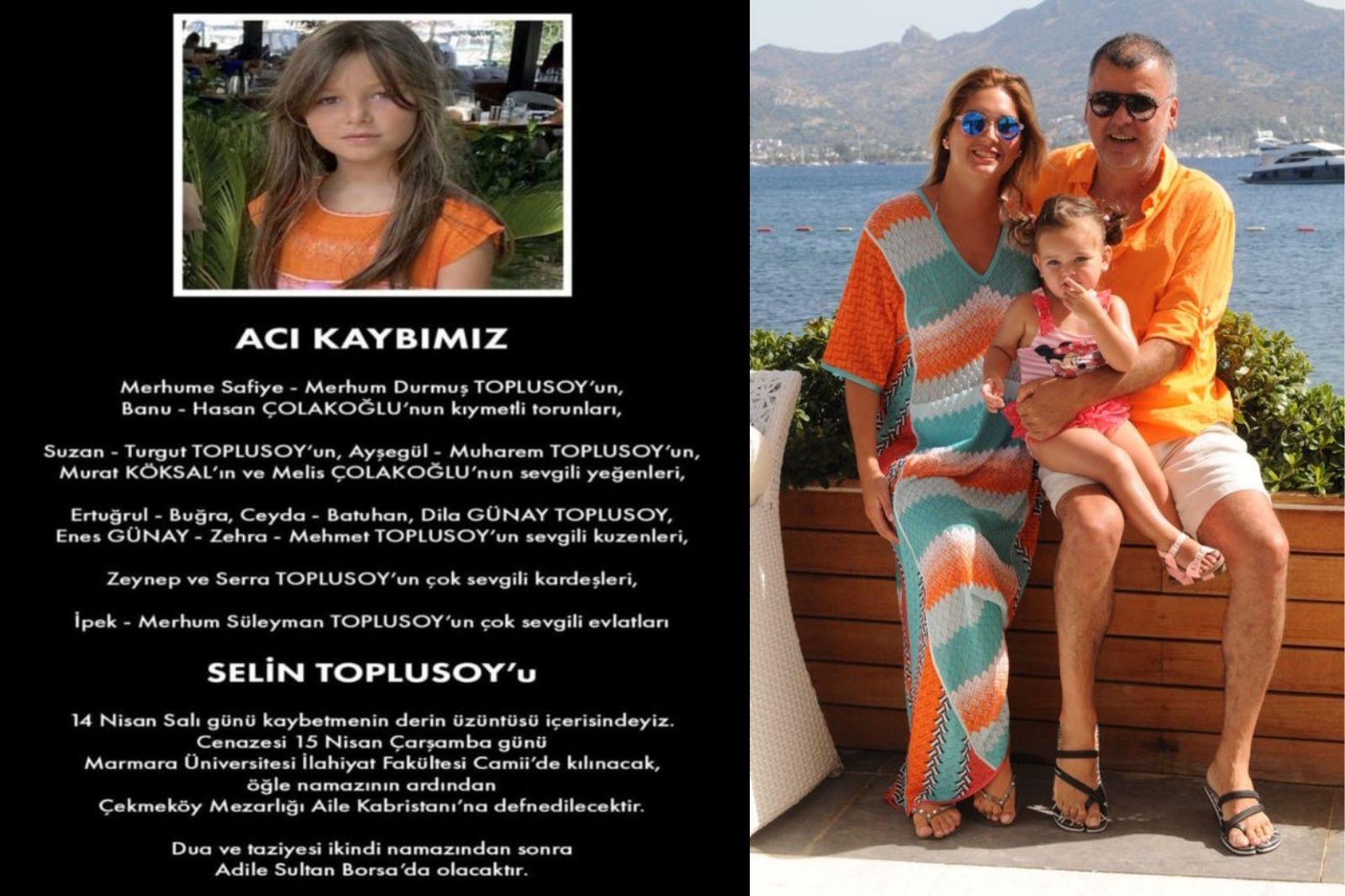 Toplusoy ailesinin acı günü, Henüz 10 yaşındaki Selin Toplusoy hayata veda etti