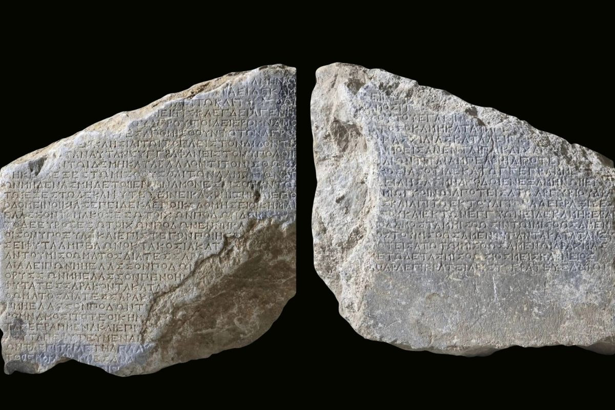 Amos Antik Kenti'ne ait 2 bin 200 yıllık "kira sözleşmesi" gün yüzüne çıkarıldı