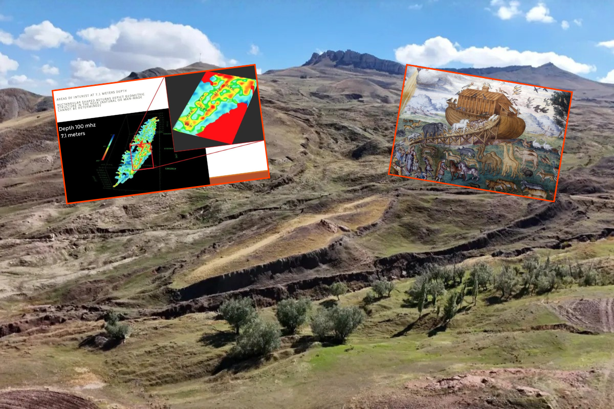 Ağrı Dağı'nda araştırma yapan Nuh'un Gemisi Tarama Görüntüleri Şirketi'nin yeni keşfi, dünyayı heyecanlandırdı