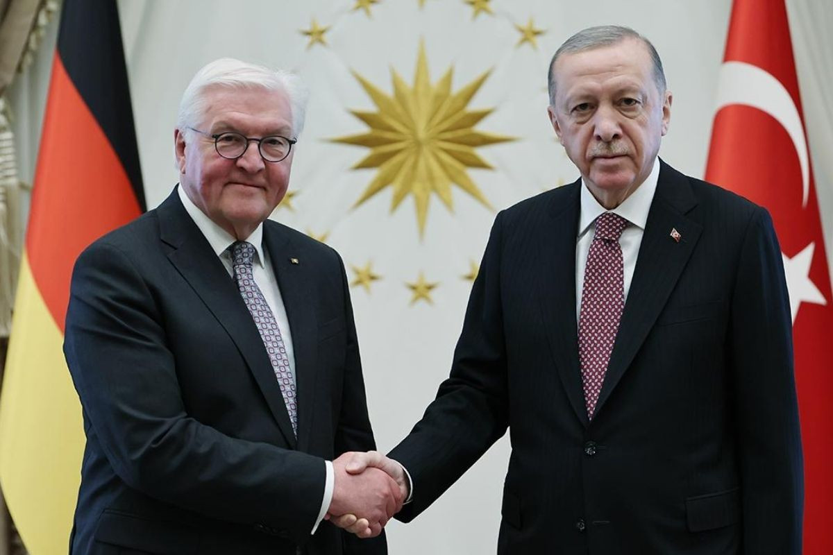 Cumhurbaşkanı Erdoğan, Almanya Cumhurbaşkanı Steinmeier ile görüştü