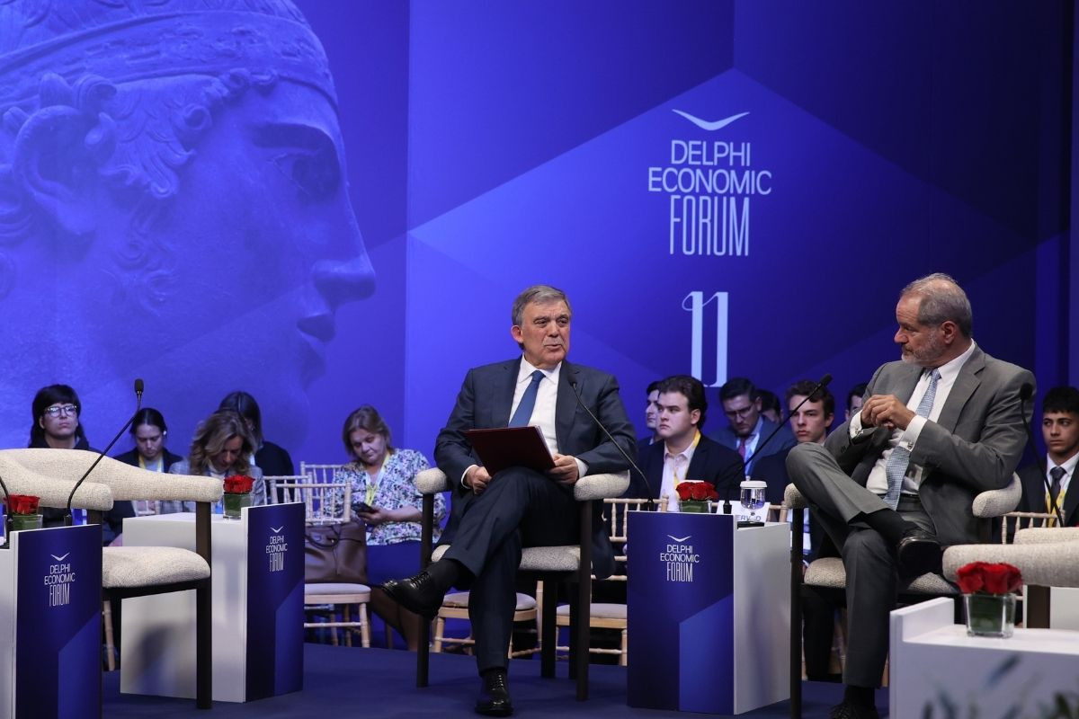 11. Cumhurbaşkanı Abdullah Gül, Yunanistan'daki Delfi Ekonomi Forumu'na katıldı