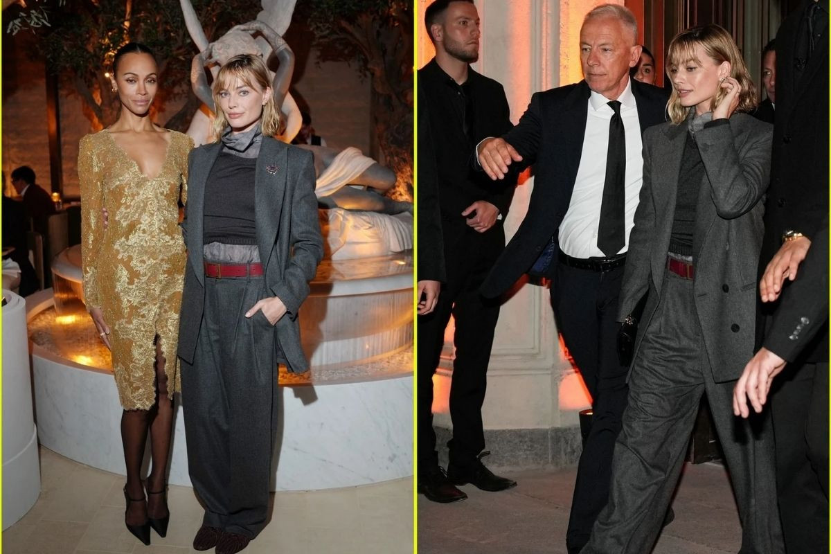 Margot Robbie ve Zoe Saldana Milano'da