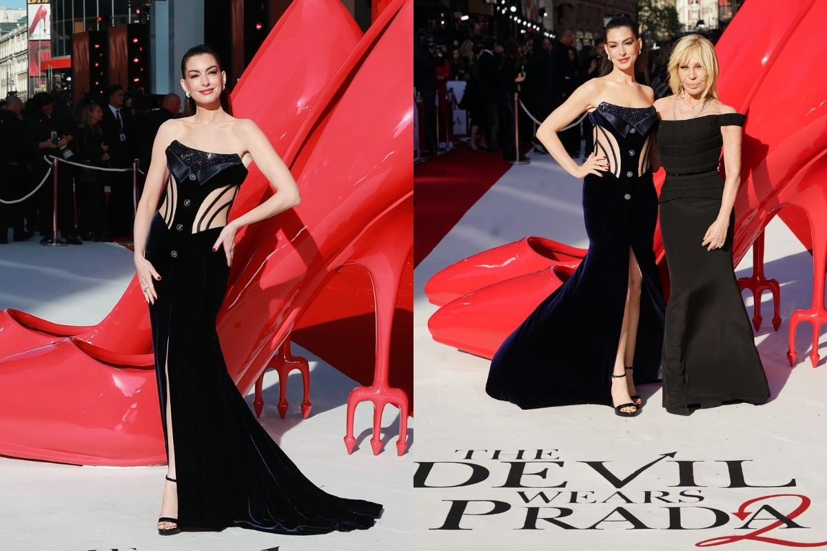 Anne Hathaway ve Donatella Versace ile yeniden bir arada