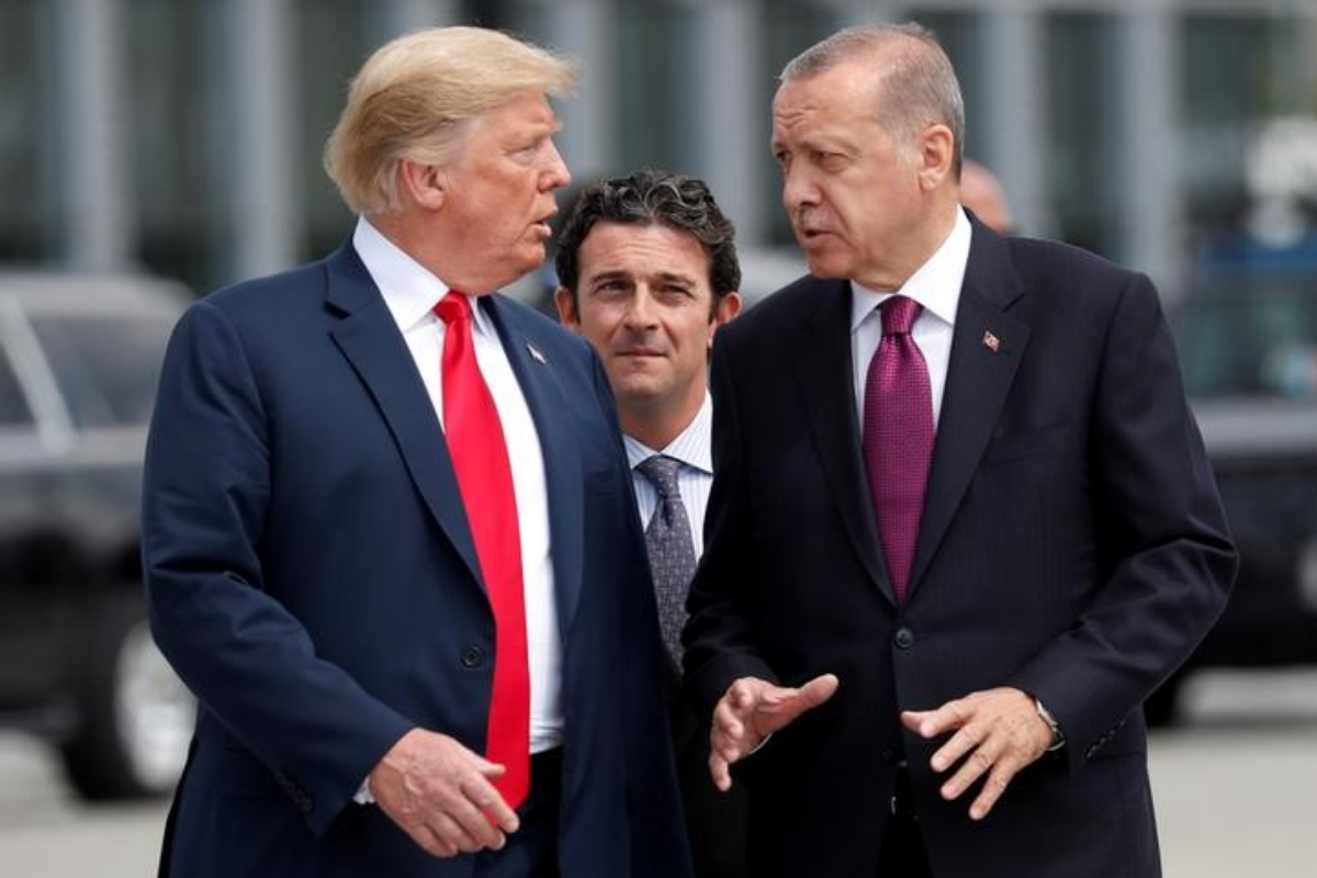 Cumhurbaşkanı Recep Tayyip Erdoğan'dan Donald Trump'a geçmiş olsun mesajı