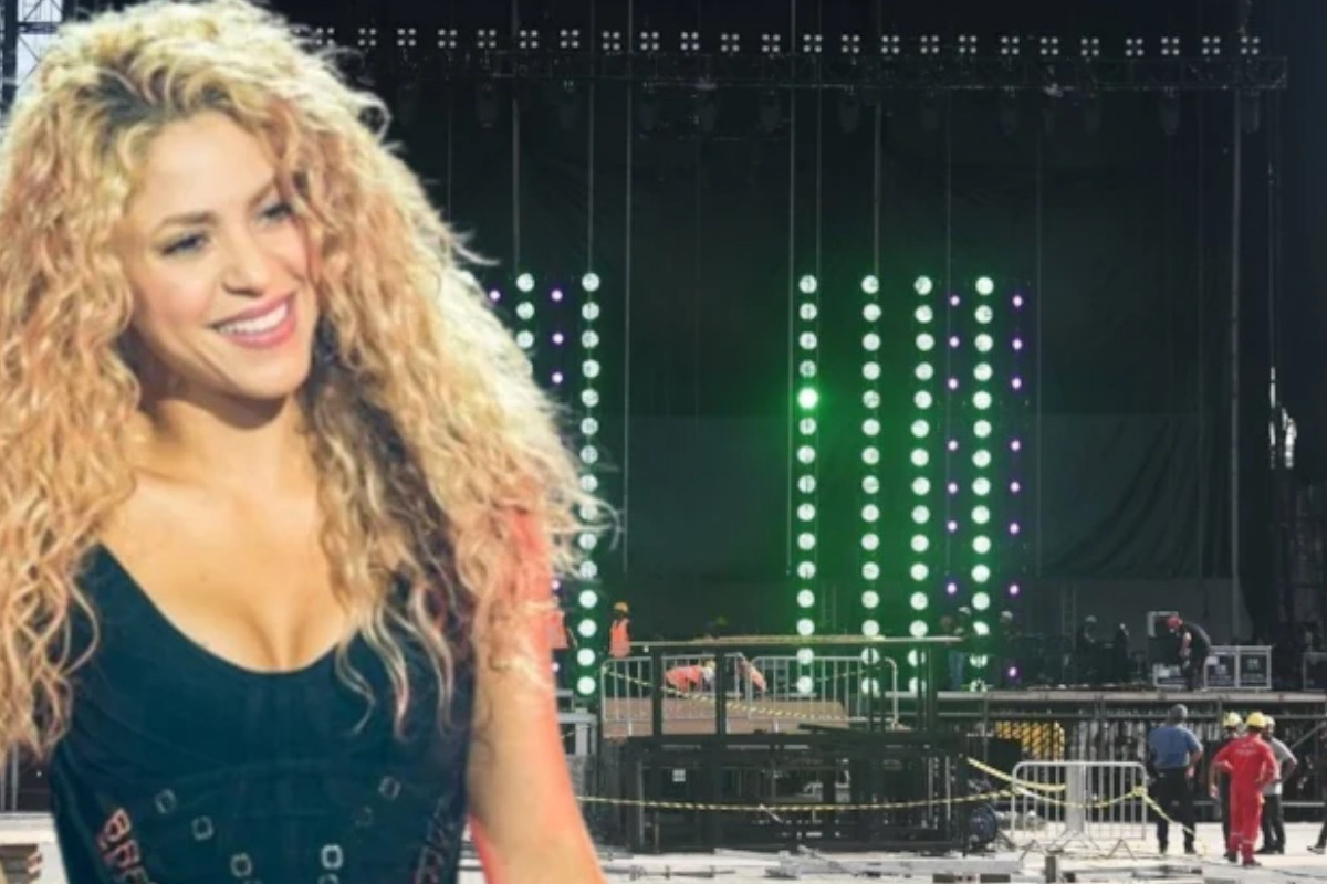Shakira konseri öncesi sahne kurulumunda korkunç kaza yaşandı teknisyen hayatını kaybetti