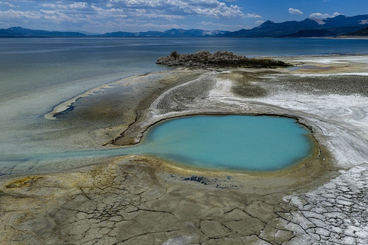 Kuraklığın ortasında hayat veren su gözeleri