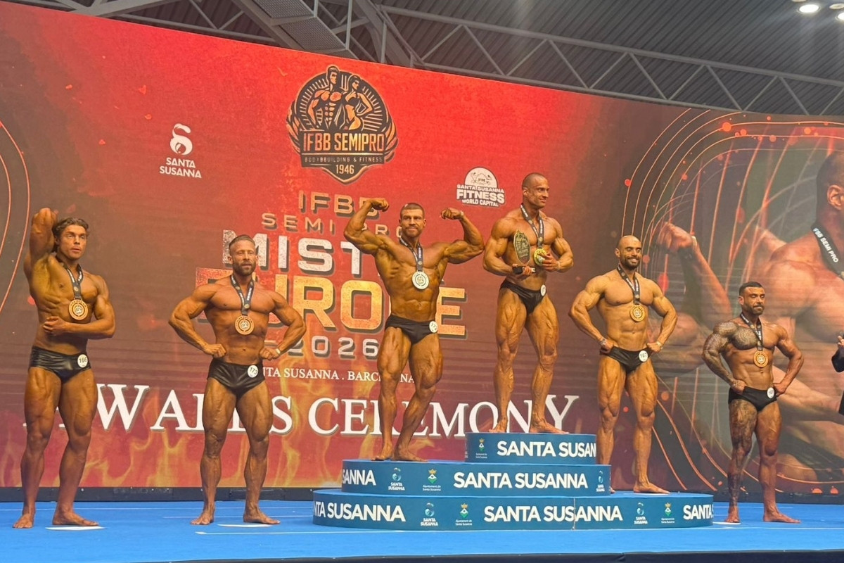 Türk sporcular Avrupa Vücut Geliştirme ve Fitness Şampiyonası’nda takım halinde büyük başarı elde etti