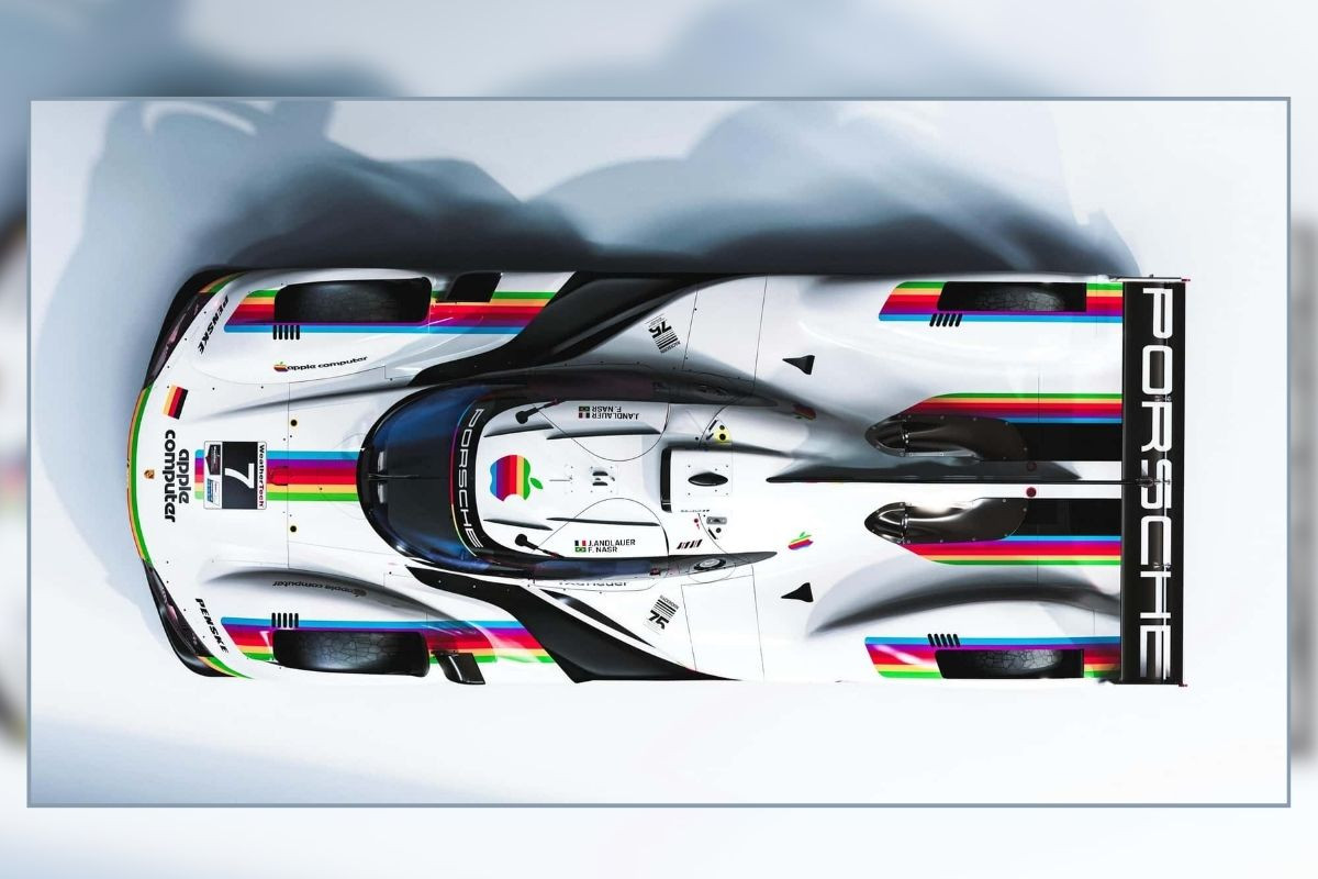 Porsche, Apple’ın 1980’de kendisi için tasarladığı elma desenli kaplamayla geri dönüyor