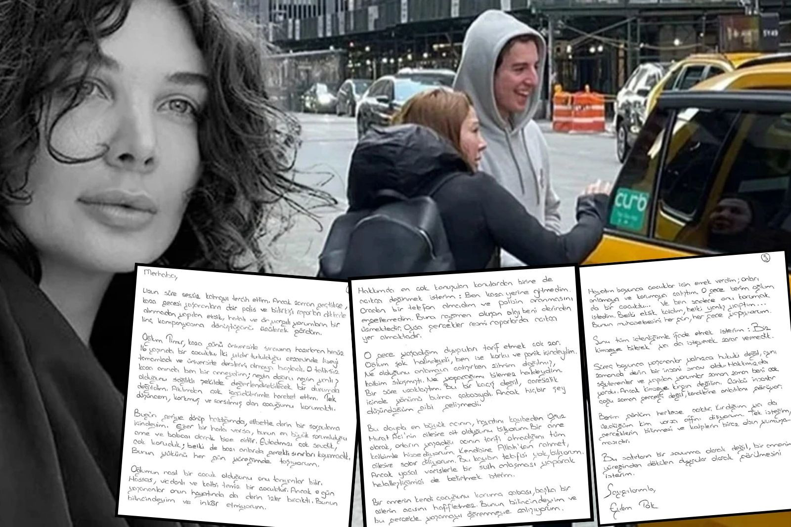 Ehliyetsiz sürücü oğlu Timur Cihantimur'u Oğuz Murat Aci'yi hayattan koparması ardından ABD'ye kaçıran anne Eylem Tok'tan yeni mektup, 'helalleştik'