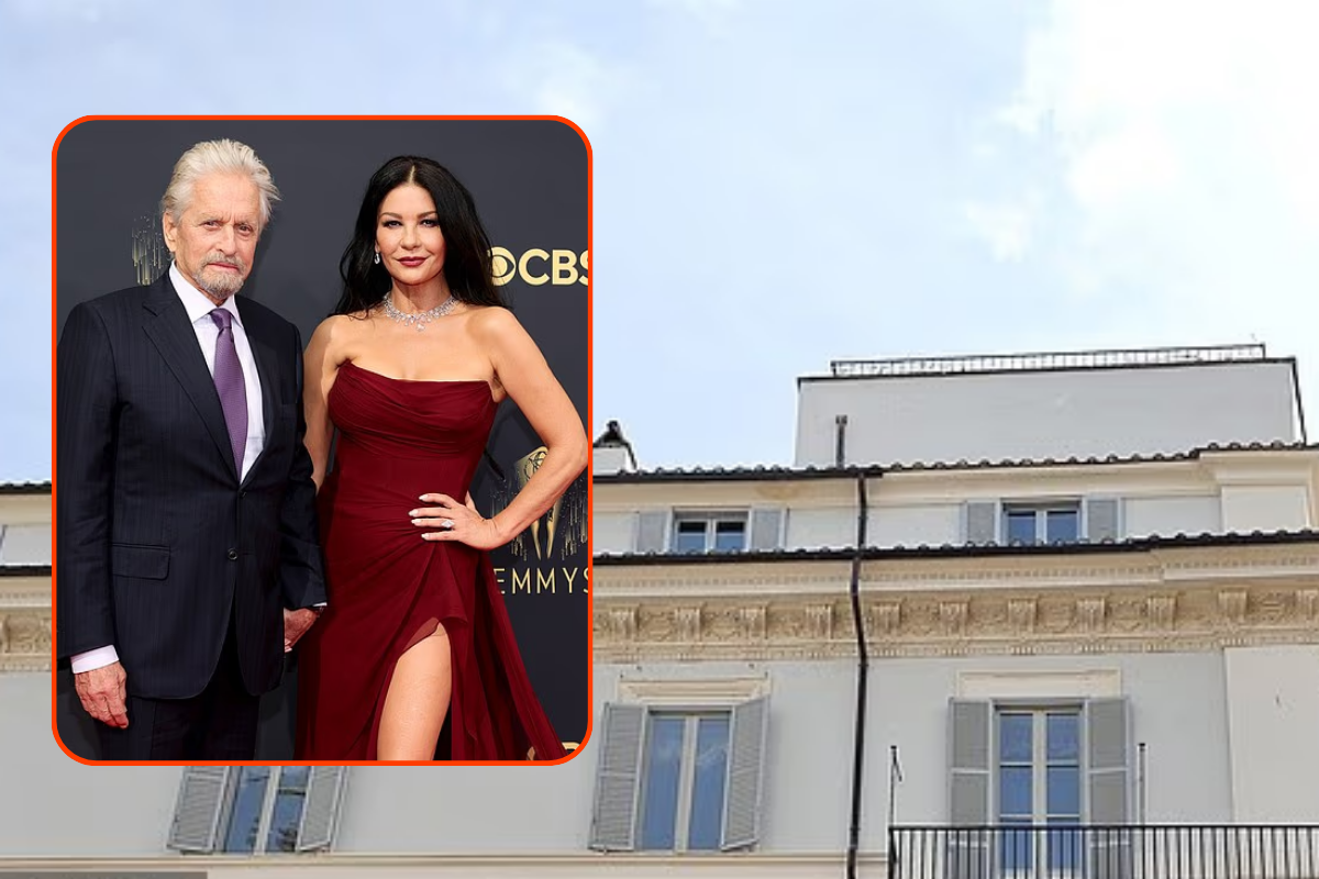 Oscar ödüllü oyuncu Catherine Zeta-Jones, eşi Michael Douglas'a Roma'da 'çatı katı' hediye etti