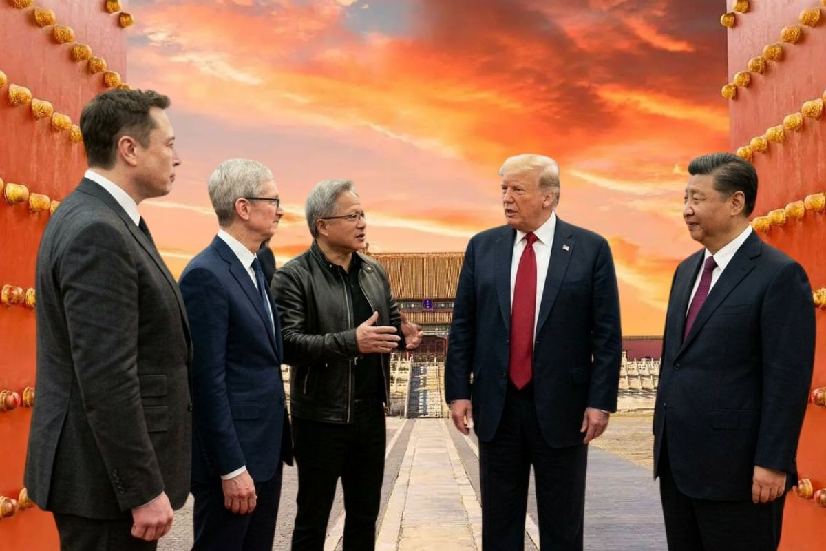Trump'la görüşen Çin lideri Cinping, teknoloji devleri Nvidia, Apple ve Tesla'nın CEO'larına kapıları ardına kadar açtı