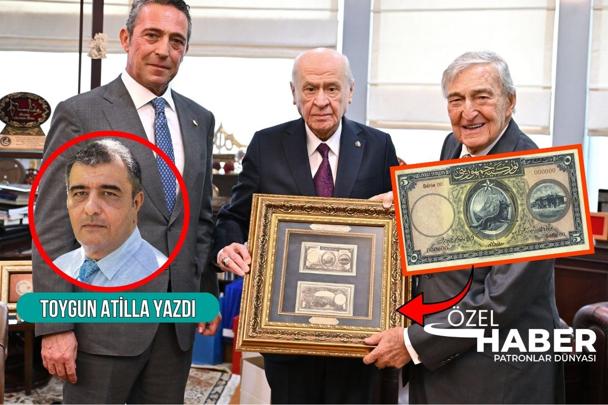Rahmi Koç ve Ali Koç'un Devlet Bahçeli'ye hediye ettiği Bozkurtlu 5 liranın sırrı 