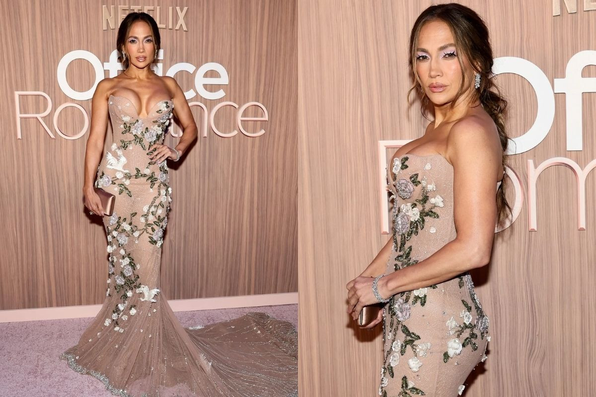 Jennifer Lopez, 'Office Romance' filminin New York galasında