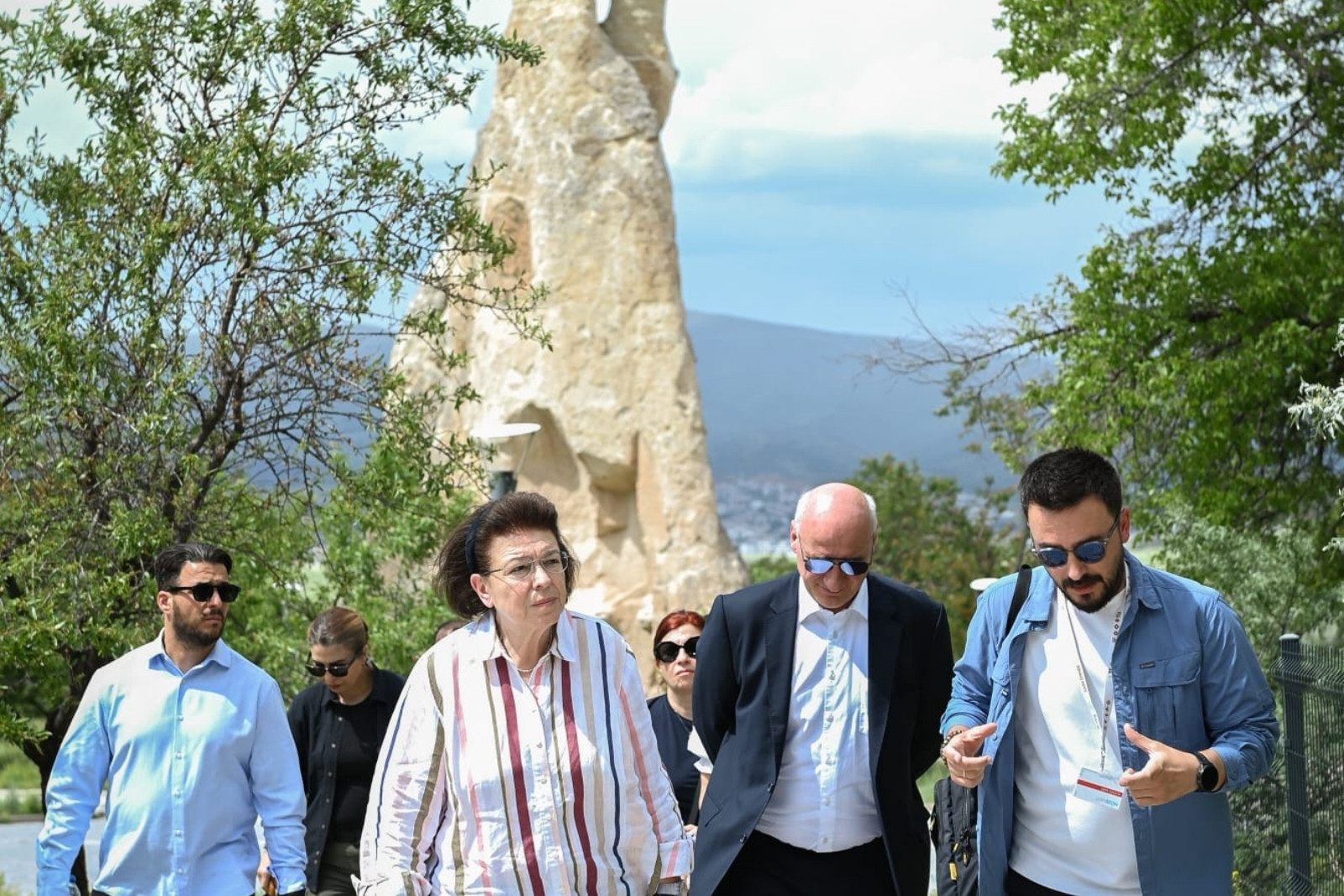 Yunanistan Kültür Bakanı Mendoni Kapadokya'yı gezdi