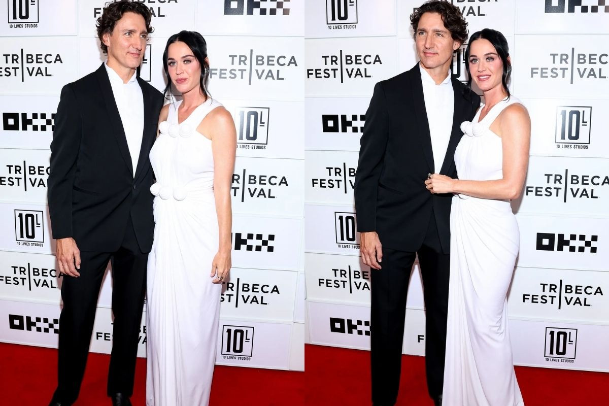 Katy Perry ve Justin Trudeau'dan kırmızı halıda ilk çift pozu