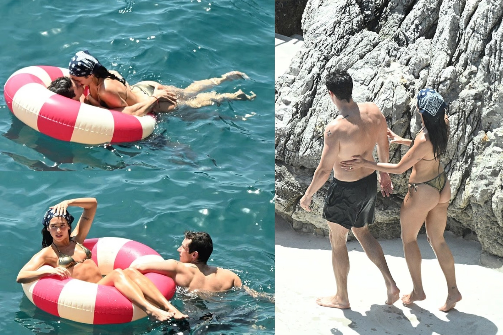 Yeni evli Dua Lipa ve Callum Turner çiftinin balayı rotası Amalfi'den yeni kareler