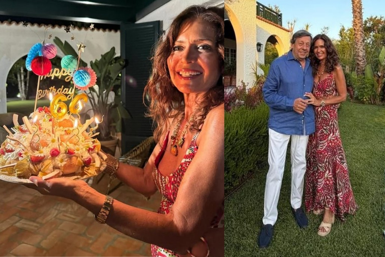 Şebnem Çapa, eşi Celal Çapa ile İtalya tatilinde yeni yaşını kutladı