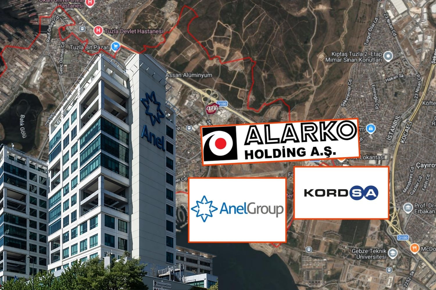 Alarko Holding, Anel Group ve Sabancı Holding'e ait KORDSA 5 milyar liralık gayrimenkul sattı
