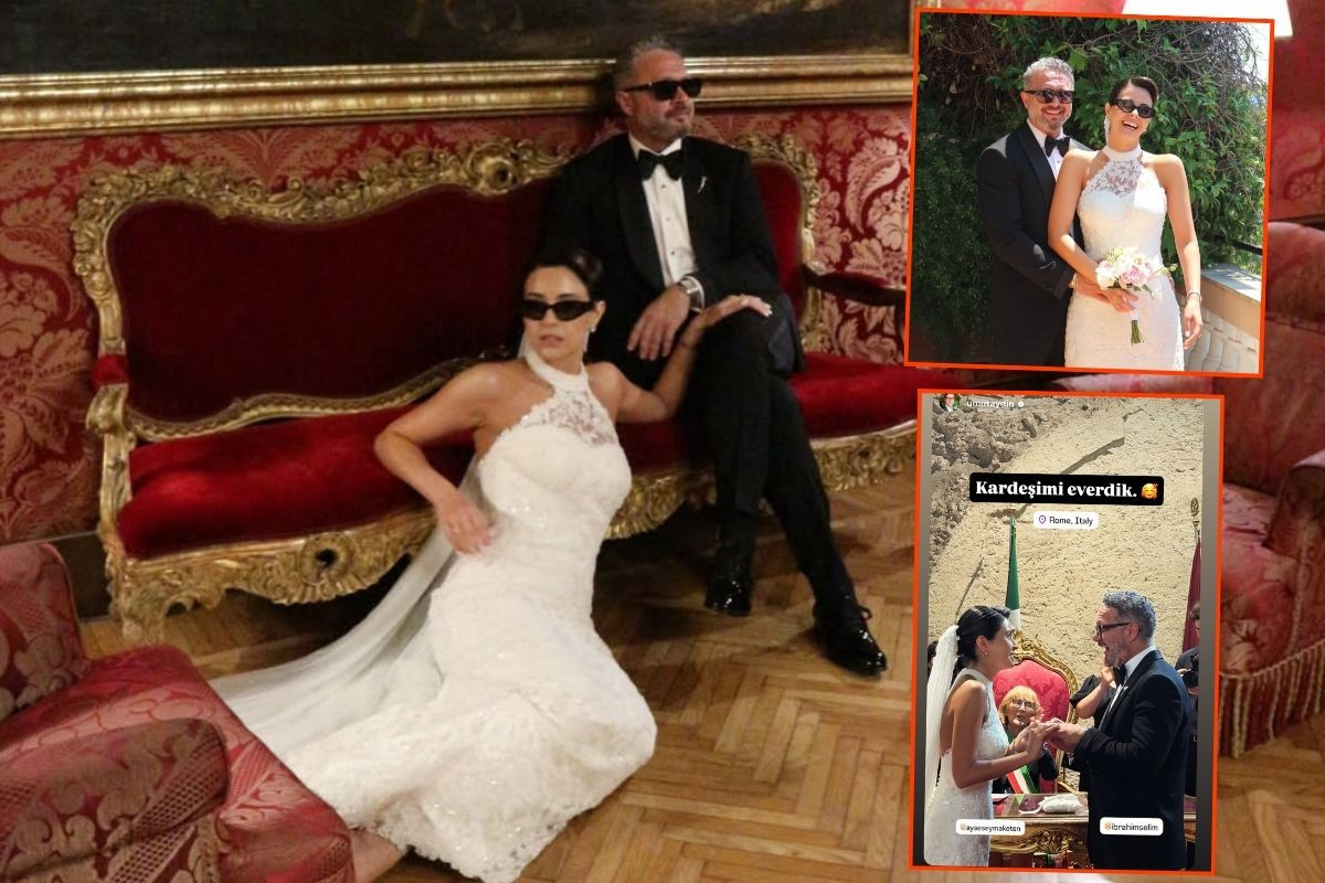 İbrahim Selim ile Ayşe Şeyma Keten, Roma'da evlendi
