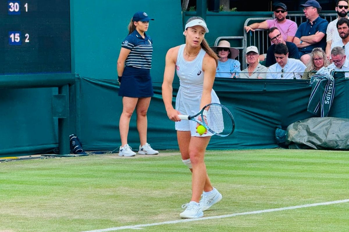 Zeynep Sönmez, grand slam turnuvası Wimbledon'a ikinci turda veda etti