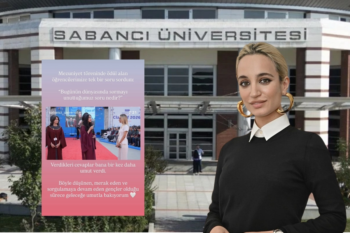 Melisa Sabancı Tapan fakülte birincilerine, ‘Bugünün dünyasında sormayı unuttuğumuz soru nedir’ diye sordu