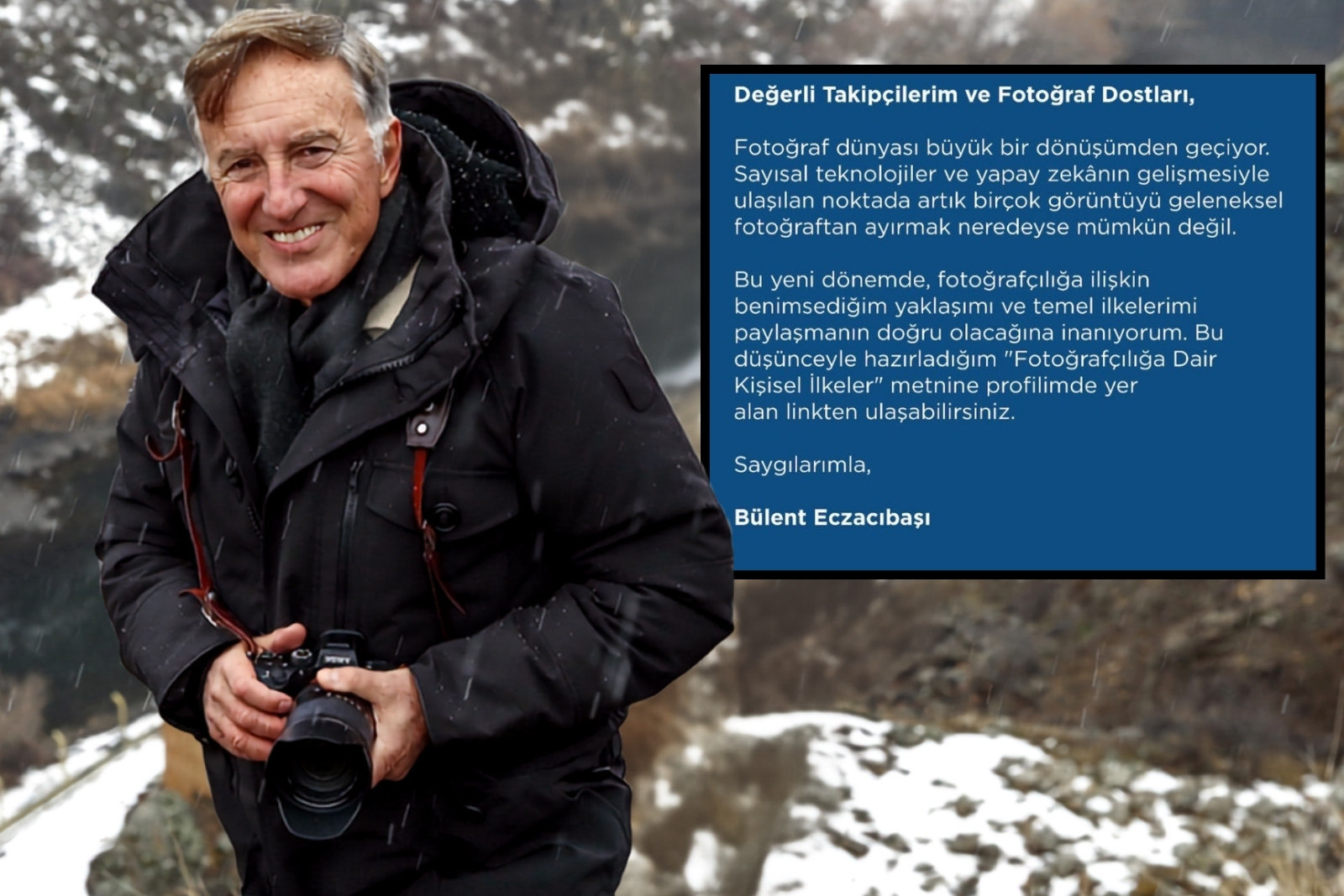 Eczacıbaşı Holding Yönetim Kurulu Başkanı Bülent Eczacıbaşı ‘Fotoğrafçılık İlkeleri’ni paylaştı