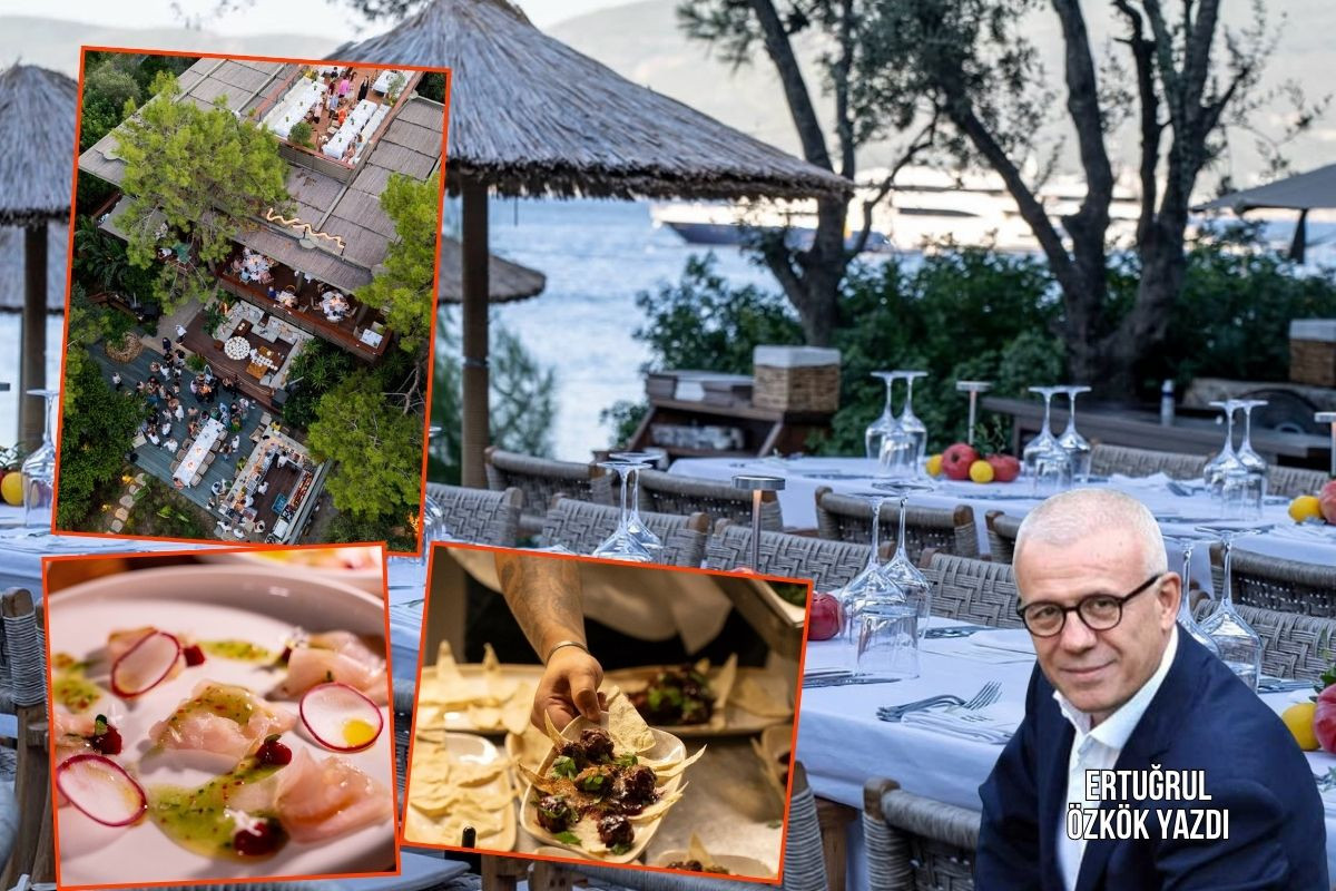 Ertuğrul Özkök patronların tercihi Bodrum'a gitti, ultra lüks mekanlarını ve lezzetlerini kaleme aldı