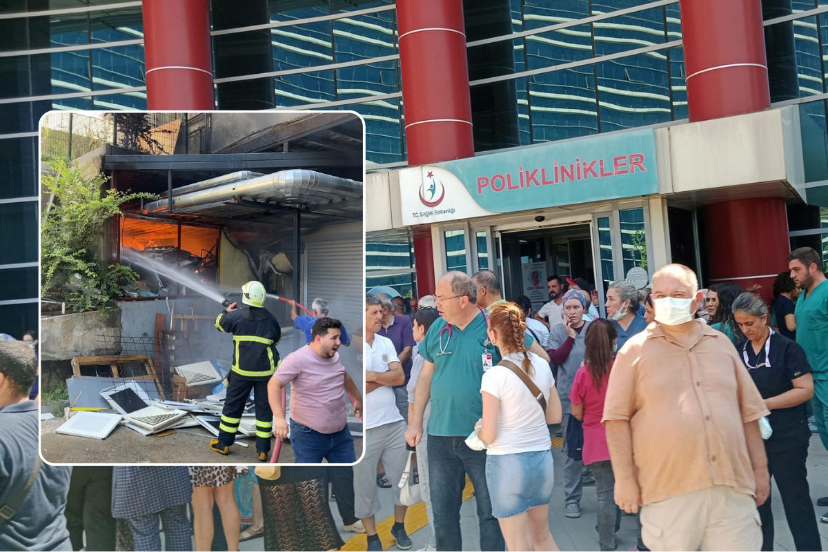 Muğla'da hastanede korkutan yangın; yoğun bakım hastaları sevk edildi
