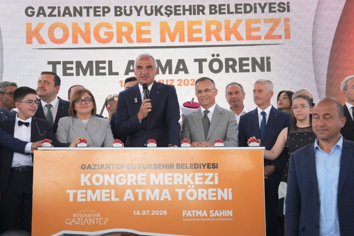 Gaziantep'e yeni kongre, kültür ve fuar merkezi için ilk adım atıldı