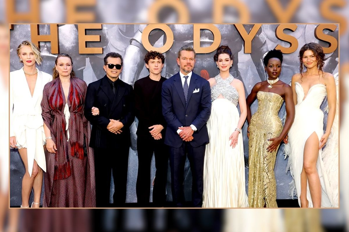 The Odyssey'nin yıldızları kırmızı halıda