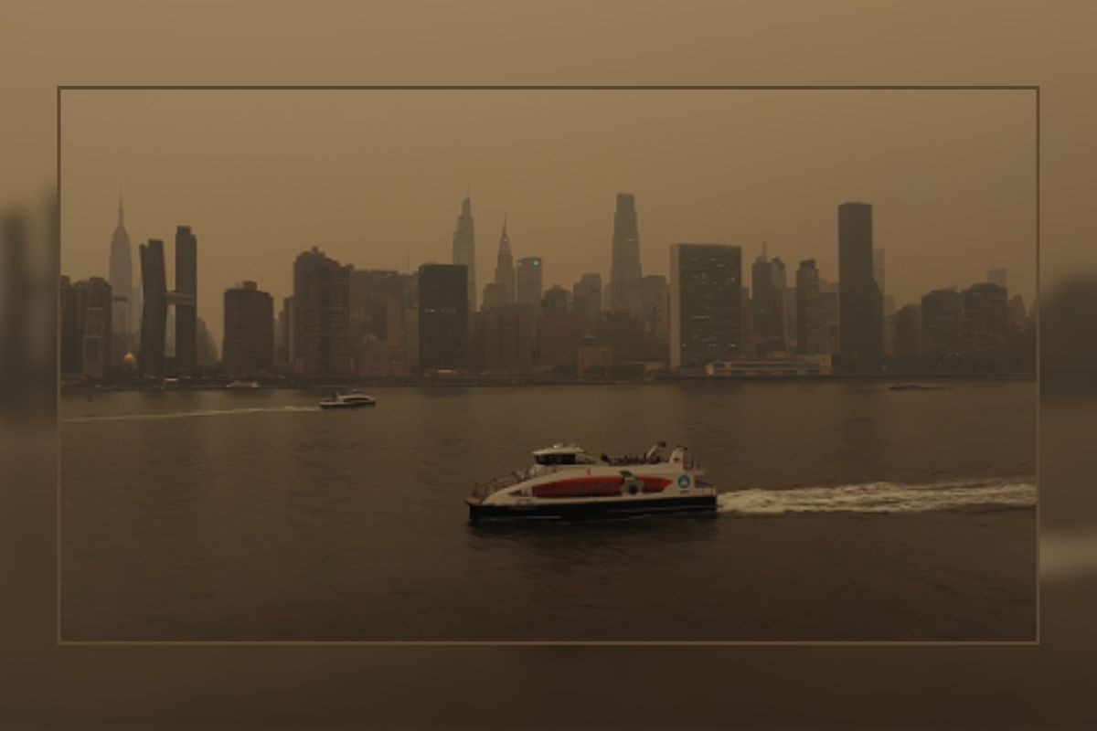 Kanada'daki orman yangınlarının dumanı New York semalarında