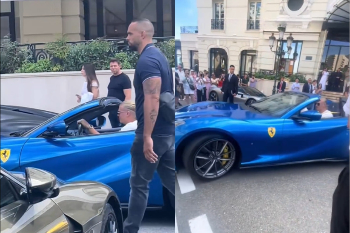 Erling Haaland'dan Monaco'da Ferrari şovu