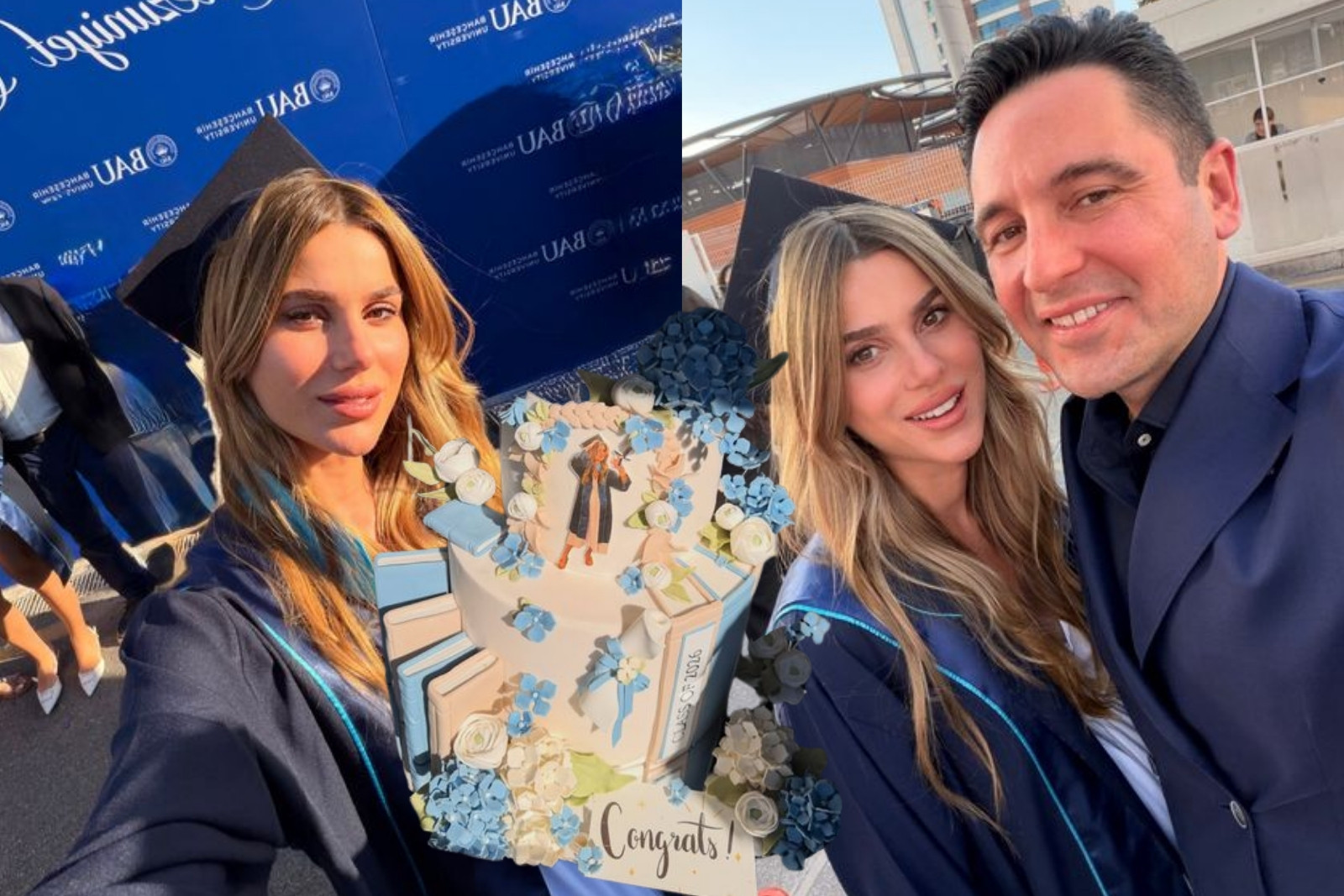 Nazlı Sabancı'nın Londra'daki hukuk mezuniyetinin ardından psikoloji alanında ikinci diploma gururu